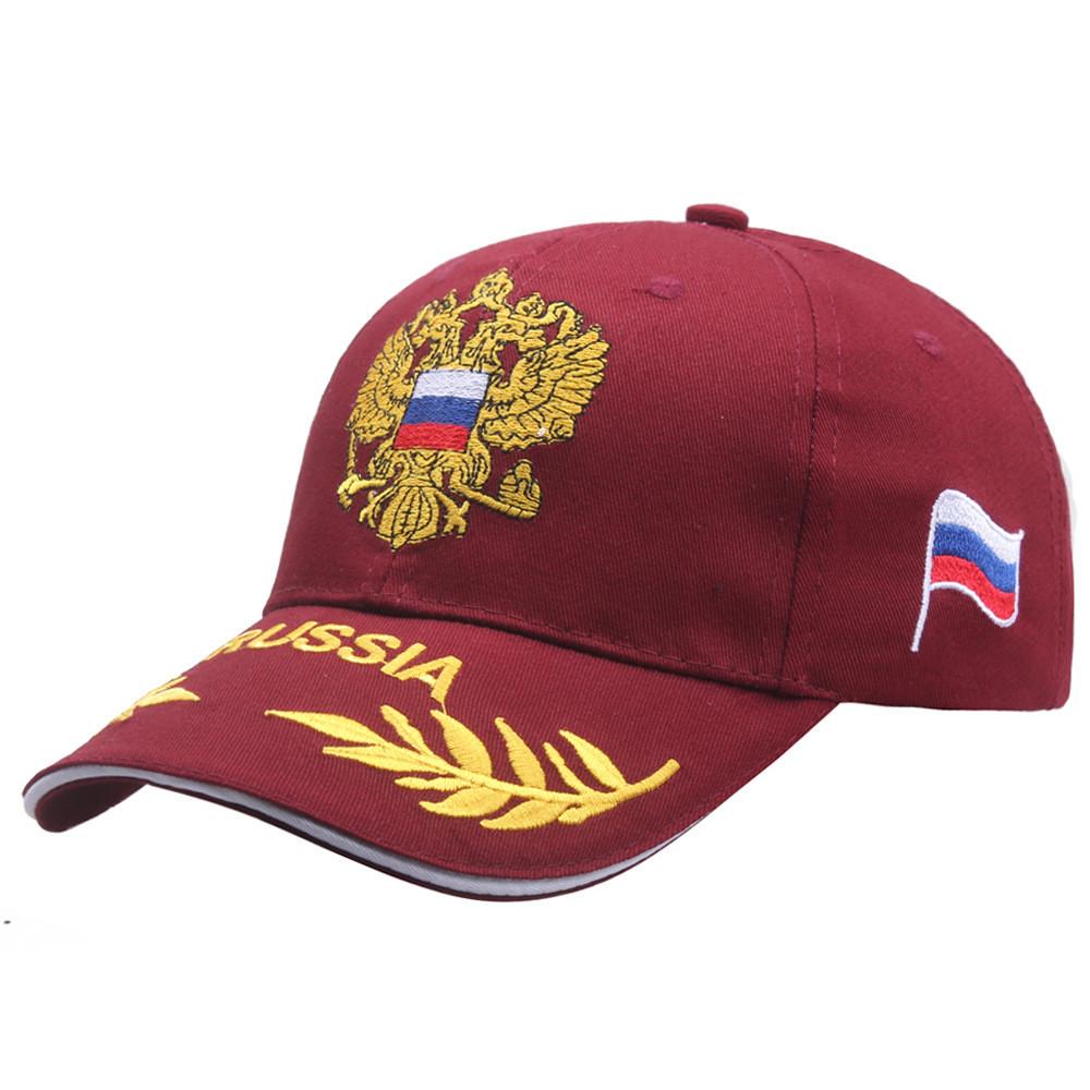 

Classic Embroidered Baseball Cap For Men With Adjustable Fit For Outdoor Sports темно-червоний колір