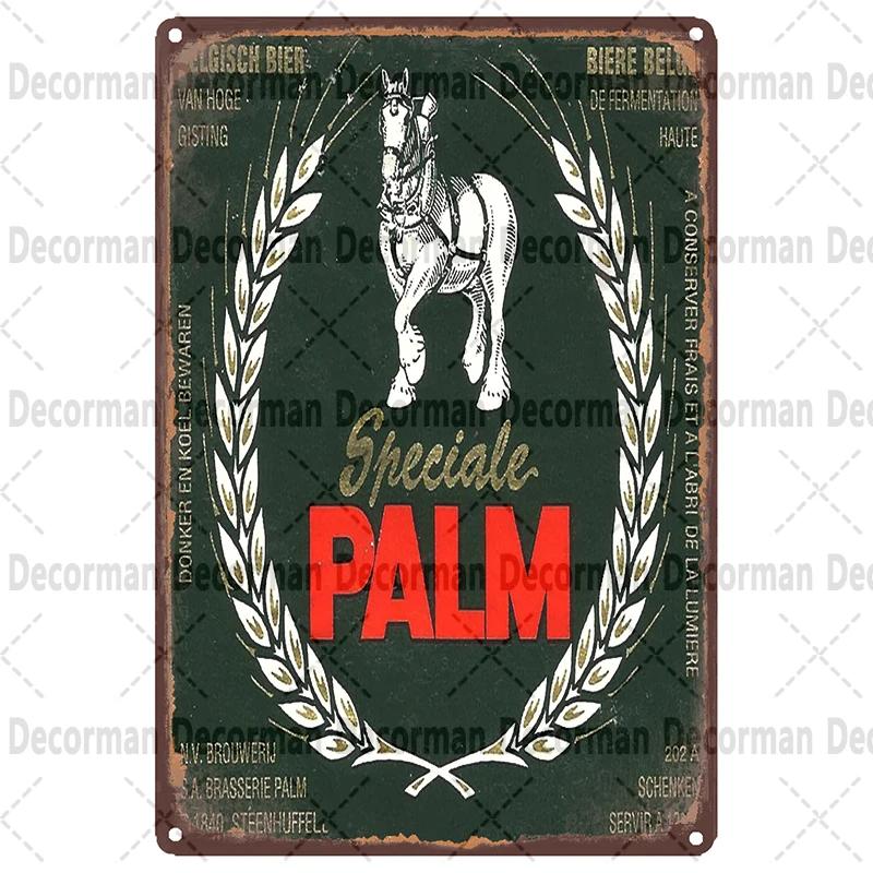 

[ Mike86 ] Belgium WINE PALM CORNET Beer TIN sign Metal Poster Painting Store Man Cave Pub Decoration LTA-3186 20*30 CM 30x40cm(11.8x15.7inch)