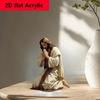 2026 New Nativity Jesus Birth Scene Xmas Table Centerpiece Accessory 2D Flat Acrylic for Home Office Decoration Party Ornment