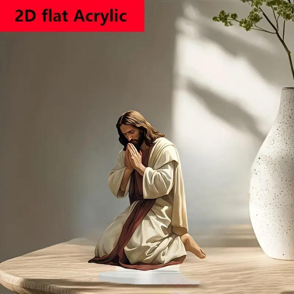 2026 New Nativity Jesus Birth Scene Xmas Table Centerpiece Accessory 2D Flat Acrylic for Home Office Decoration Party Ornment
