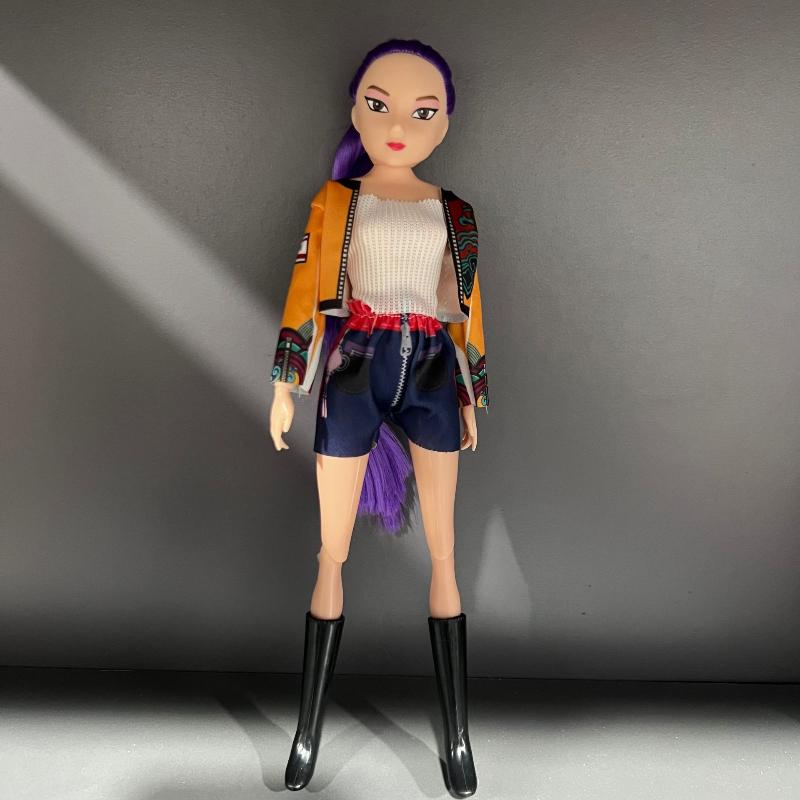 1Pcs Christmas Gift Decor Anime Kpop Demon Hunters Action Figures Rumi Mira Zoey Huntrix Kawaii Vinyl Toy Mask Figurine Doll