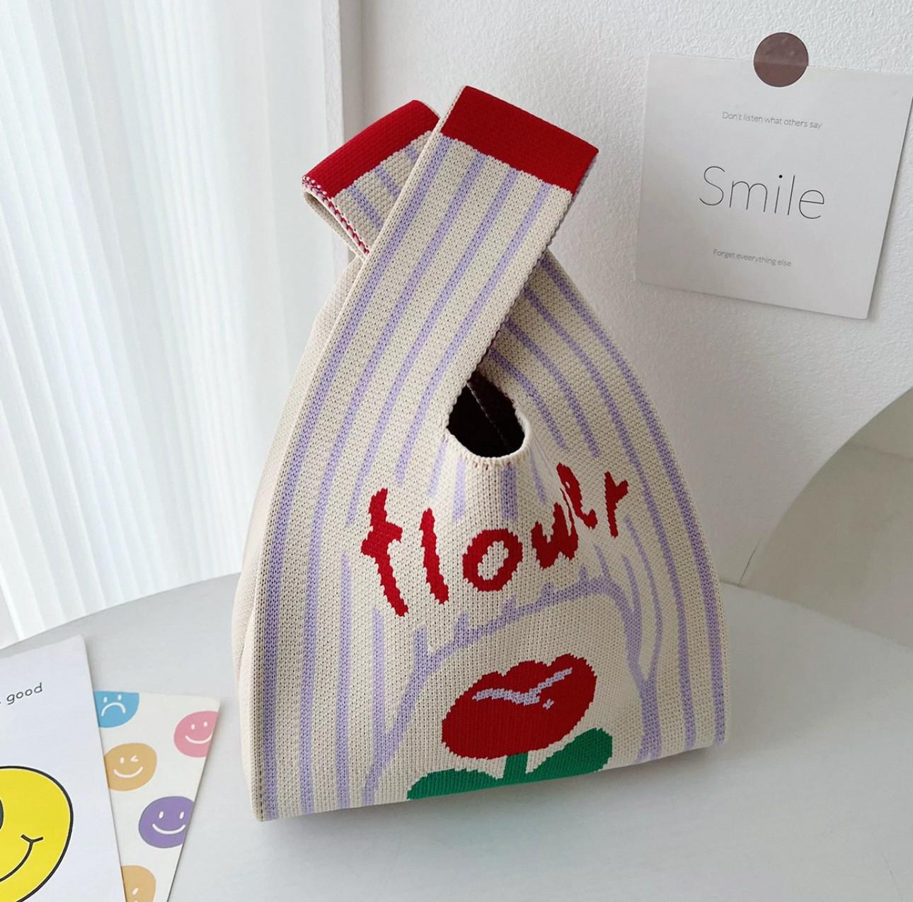 

Дофамин Свежая Сладкая Вязаная Сумка Ручной Работы: Универсальная женская сумка-тоут высокого класса для работы и поездок 20x36