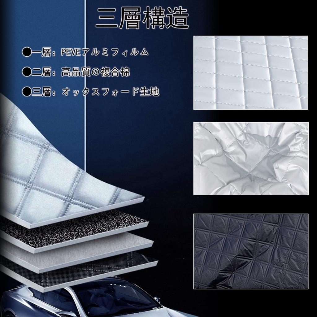 Car Windshield Anti-Freeze Cover for Fiat 500e, 500e Open, 500X, Panda, 500C, and 500 (Cinquecento) - All-Season Windshield Anti-Freeze Sheet