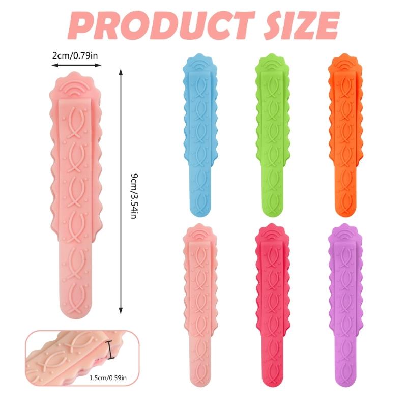 Automatic Bookmarks Silicone Bookmarks Simple Bookmarks Clip Creative Book Page Holder Reading Supplies for Teacher