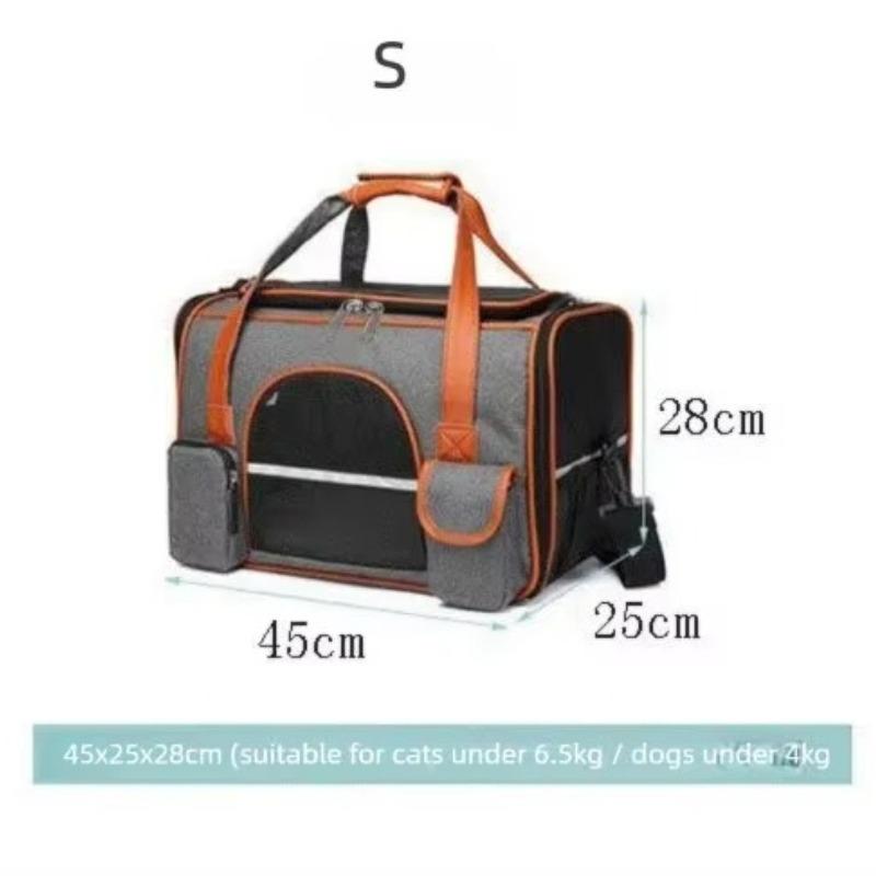 Dog Pet Carrier Bag Anti-Collapse Design Multiple Storage Pockets Cat Travel Handbag for Medium Cats, Puppy, Rabbits and Other S