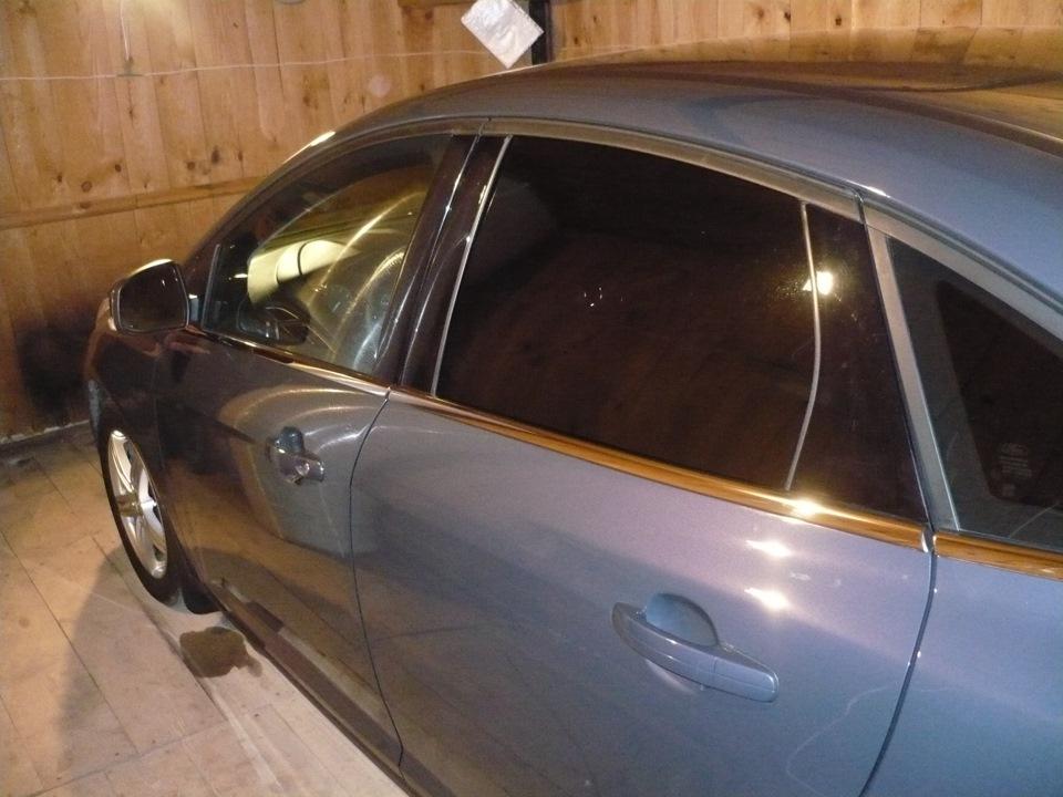 Нижняя окантовка стекол (8 шт, нерж) Седан, OmsaLine - Итальянская нержавейка для Ford Focus III 2011-2017 гг