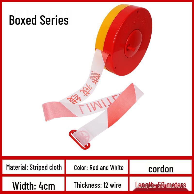 

Ally Red & White Safety Barrier Tape