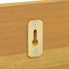 VidaXL Wandregale 2 Stk. 90x10x10 cm Massivholz Teak