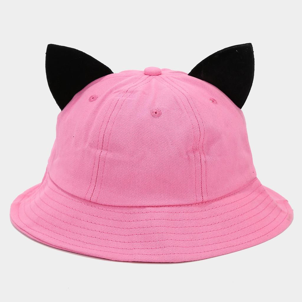 Cartoon Little Devil Ears Cap With Sun Protection For Kids Summer Fashion