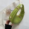 2025 New Niche Soft Crescent Bag, Semi-round Underarm Bag, Fashionable Moon Bag, Shoulder Handheld Women's Bag