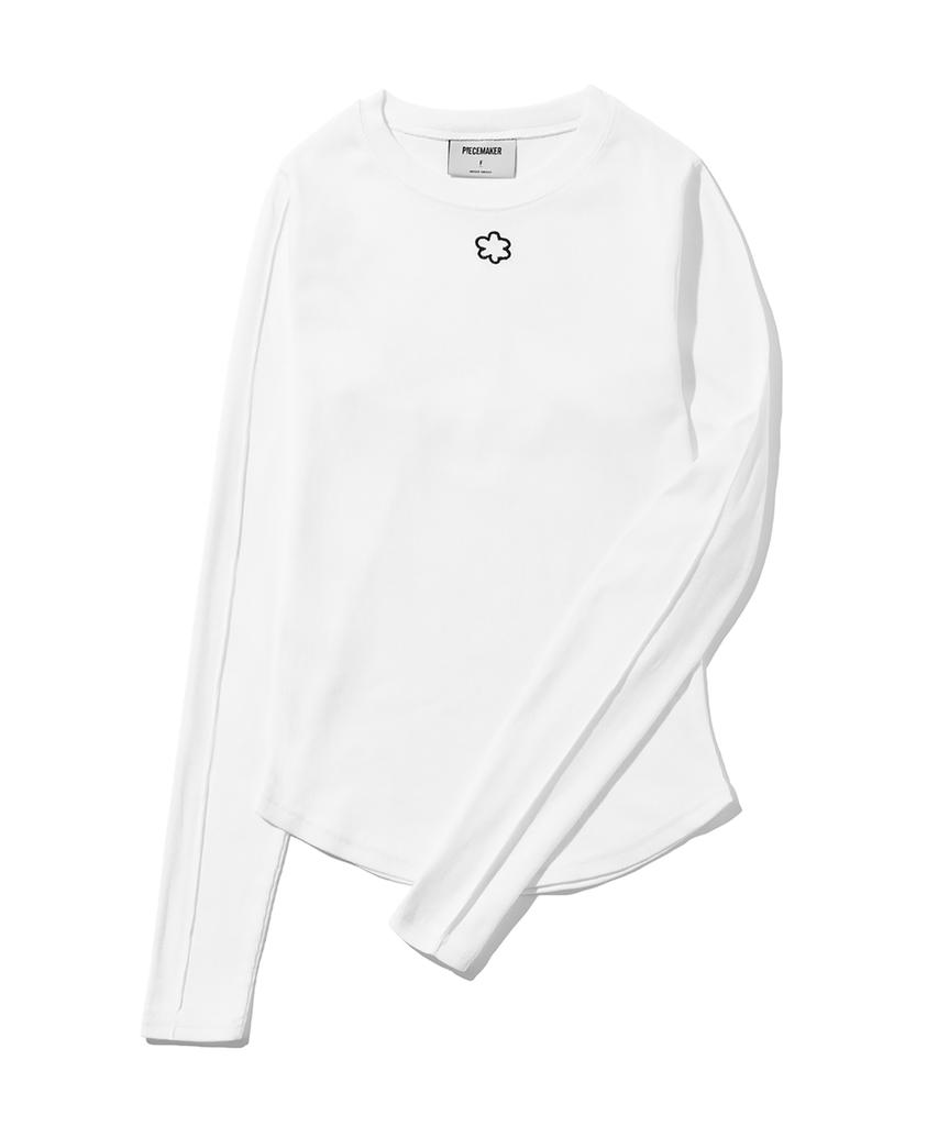 PEACE MAKER Daisy Slim Ls (White)