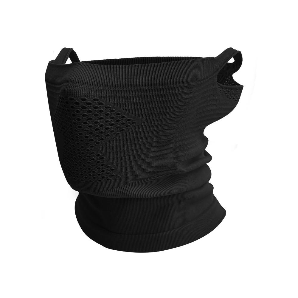 

Windproof Warm Riding Mask Hollow Mesh Cycling Face Mask Face Scarves Warm Face Cover Outdoor чорний