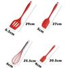 5Pcs/set  Silicone Kitchenware Baking Whisk Oil Brush Fried Steak Spatula Spatula Set Small Kitchen Utensils