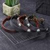 Cowhide Dog Collar Slim Dog Neck Collar Cowhide Dog Neck Collar Gree Whibit Rabit Neck Collar Neck Collar