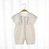Qiaojiaoya Baby Girl Summer Short Sleeve Cotton Romper Bodysuit
