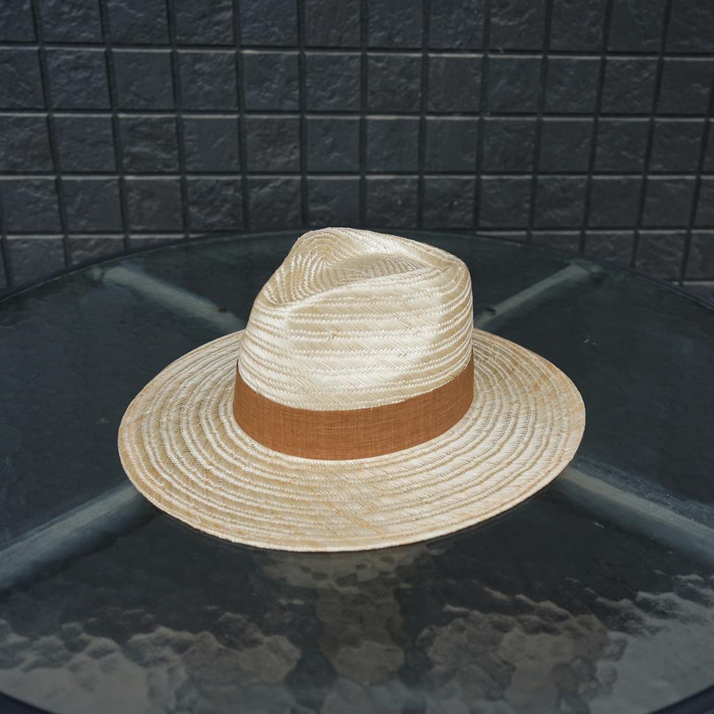 French Retro Sisal F Hemp Woven Jazz Top Hat Women'S Summer Sun Protection Sunshade Japanese Panama Wide-Brimmed Straw Hat Tide