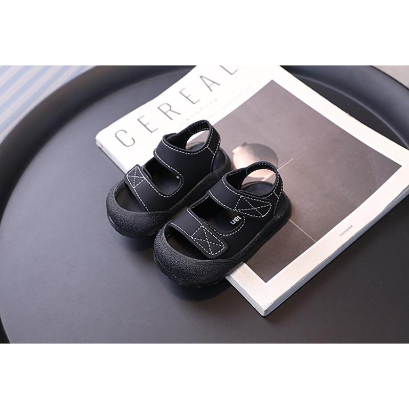 Summer Baby Soft Sole Walking Sandals, Closed-Toe Anti-Collision Beach Shoes for Infant Boys Girls