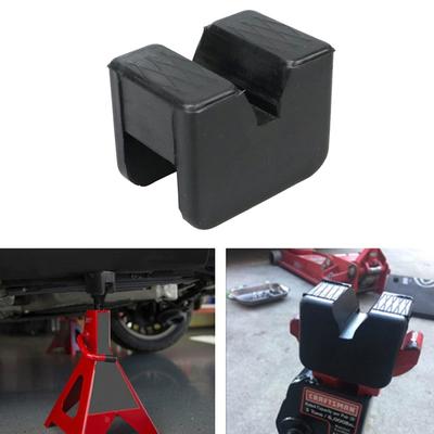 1 pz Cuscinetto di sollevamento Cavalletto per sollevamento auto Cuscinetti in gomma Adattatori da pavimento Cavalletti Tappetino Adattatore longherone Telaio Cric auto Sollevamento Riparazione auto