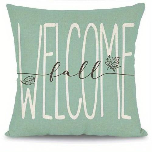 Pumpkin FallThemed Cushion Covers Pattern Cushion Cover Suitable For Sofa Bedroom Car Pillow Cover