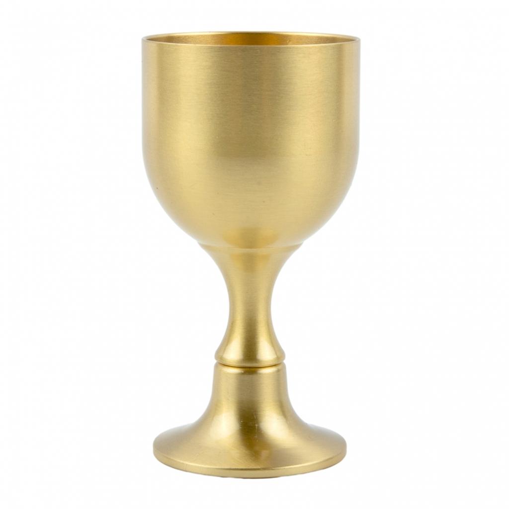 Premium Gold Brass Wine Glass Drinking Cup Mug for Wedding For Party Bar