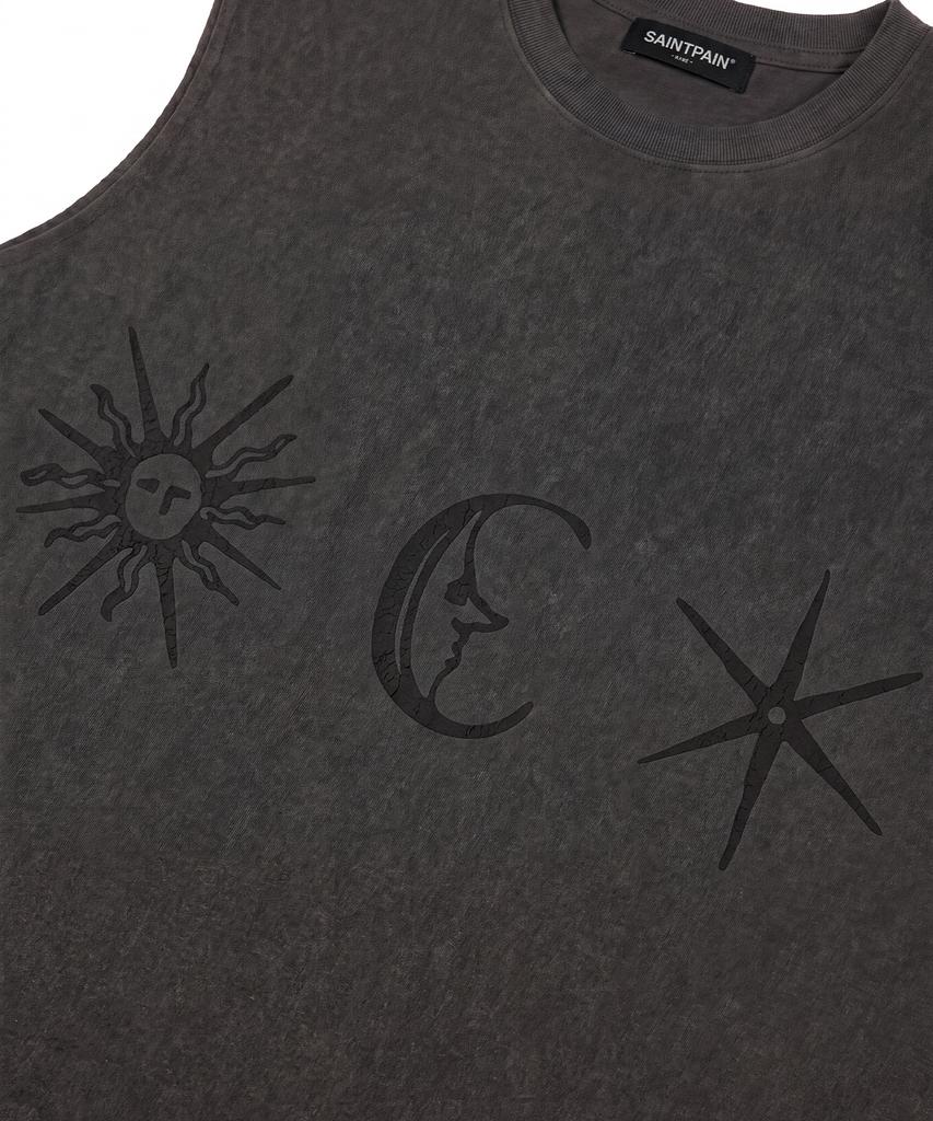 SAINTPAIN Sp Air Cotton Fortune Sleeveless Charcoal
