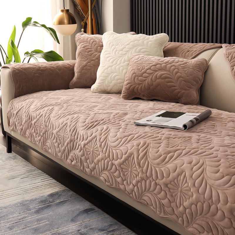 Simple Sofa Cushion Four Seasons Universal Dutch Plush Non-Slip Thickened Seat Cover Cover