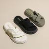 Muffin Thick-bottomed Cool Slippers Female Summer Fashion Versatile Fairy Style Skirt Wearing Beach Slippers Female
