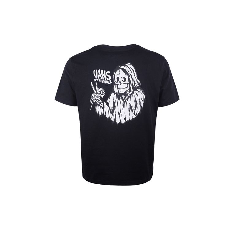 Vans Casual Sports Round Neck Short Sleeve T-Shirt Men Tops Black VN0A48B3BLK