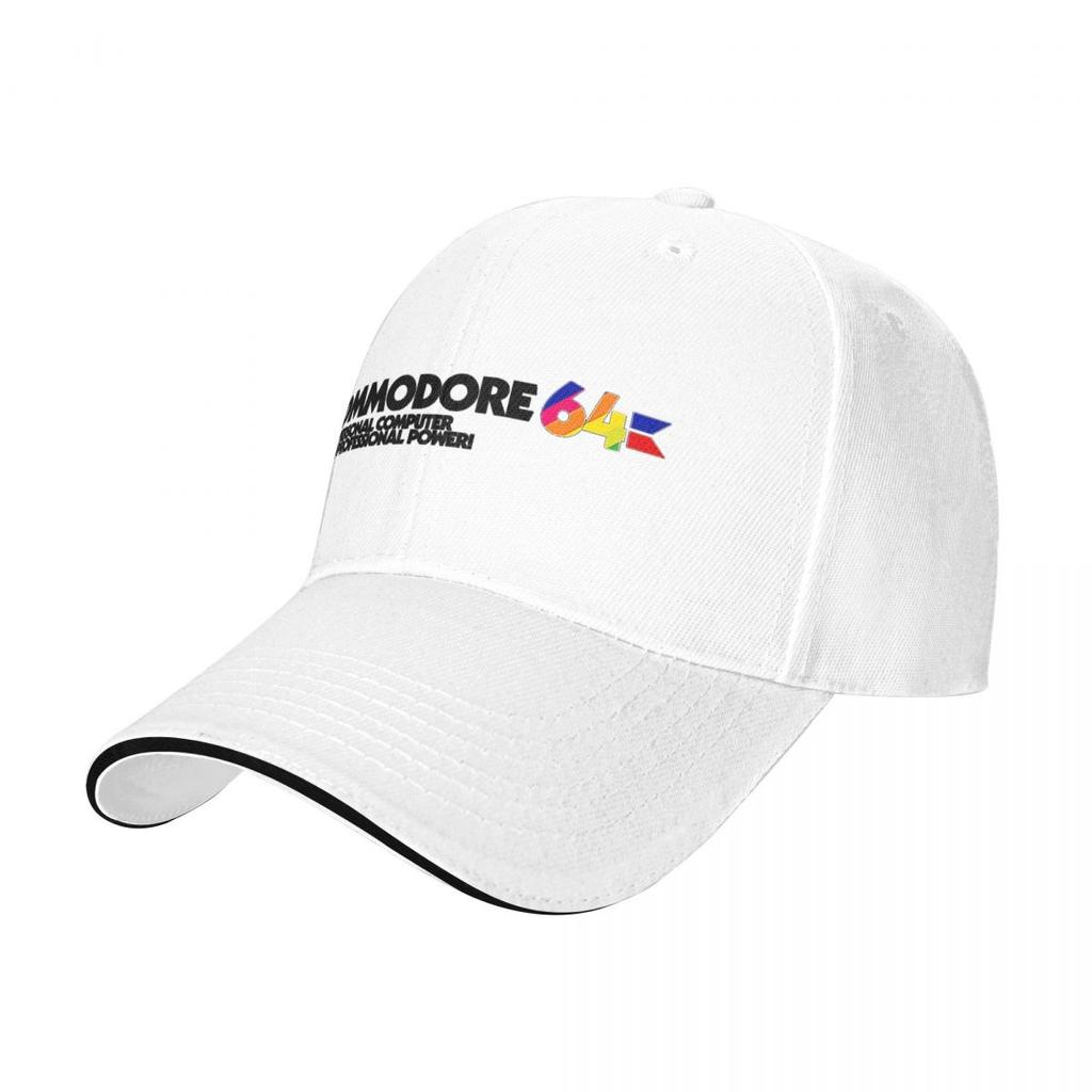 Commodore 64 Logo Baseballkappen Snapback Baseballmützen Atmungsaktiv Lässig Kappe Outdoor für Männer und Frauen