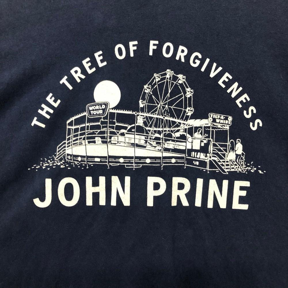 2019 John Prine World Tour T shirt Tee Tree of Forgiveness Folk Unisex T-Shirt L