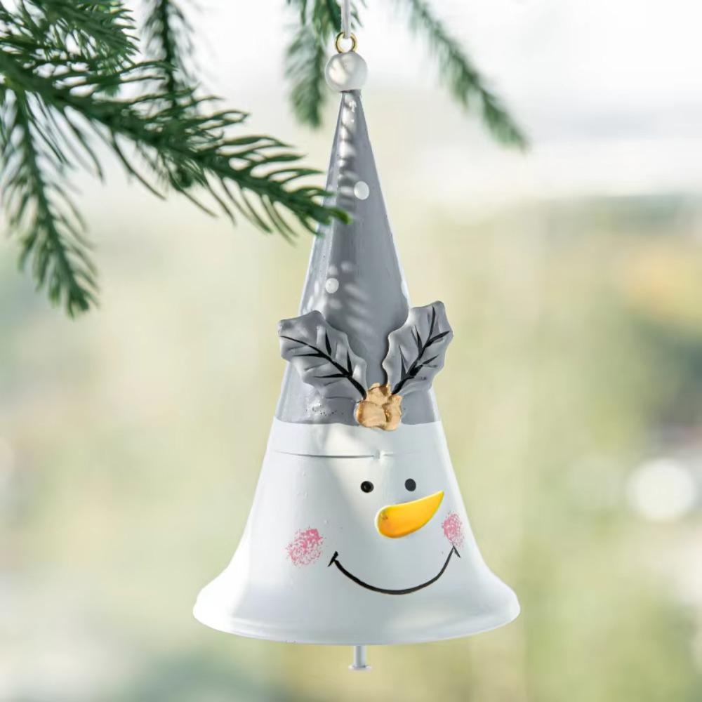 

Iron Door Hanging Ornament Ringable Window Pendant Christmas Santa Claus Bell Shopping Mall