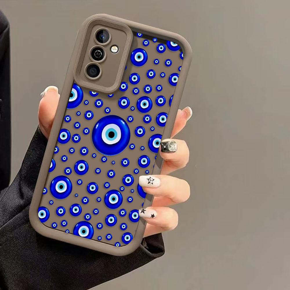 Blue Evil Eye Print Lucky Eye Cover Phone Case For Oneplus 8T 9R 10R 11 12 13 13T 15 NORD ACE CE 2 3 4 5 6 LITE Case DIY Shell