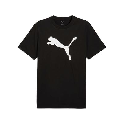 Color Block Logo Comfortable Durable Casual Short Sleeve T-Shirt Men Tops Black 690410-01