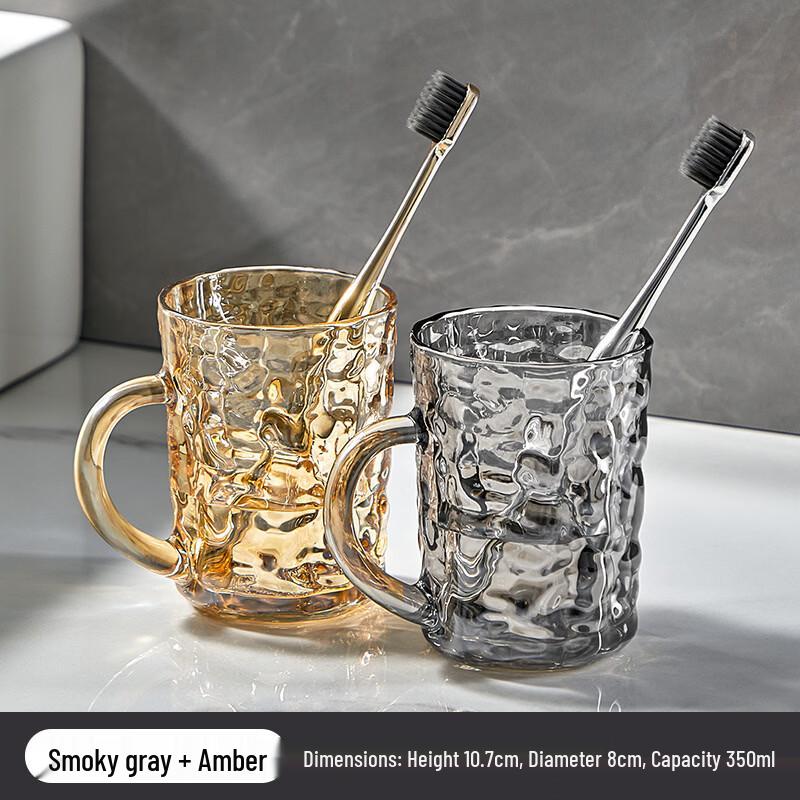 YIXI Glass Mouthwash Cups Set