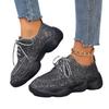 2025 New Spring Fly-woven Mesh Casual Sports Women's Shoes Breathable Thick-soled Dad Shoes Summer