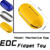 Metall Fidget Slider Spielzeug EDC Tasche Stressabbau Gadget Mechanisches Ei Angstlinderung Cooles Schreibtischspielzeug Für Erwachsene/Kind Geschenk Für ADHS