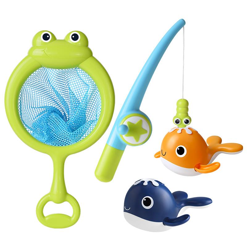 Water Spray Bath Toys Summer Fishing Toys Play Water Fishing Bath Kids Set Baby Cute Animals Bath Toy Swimming Water Toys Gifts
