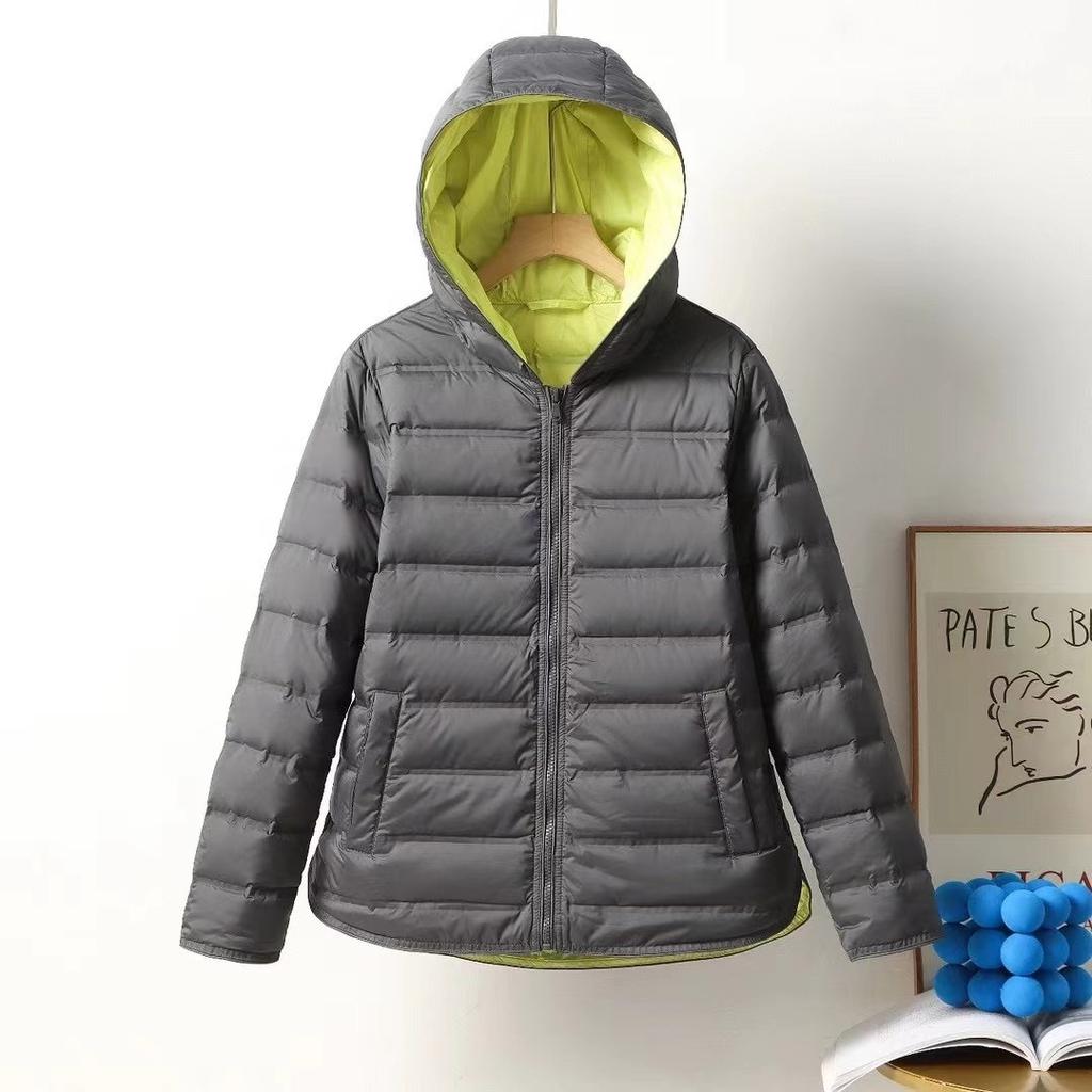 Winter New Light Down Jacket Women's Short Hooded Loose Fashion Large Size Small Thin Jacket