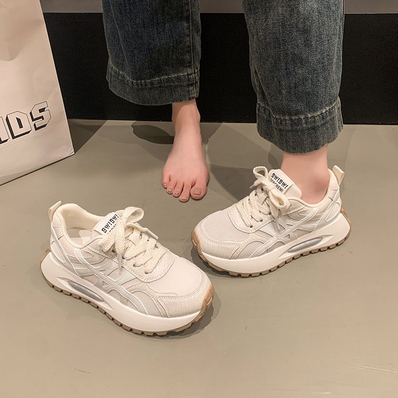 

Women s spring and summer fashion versatile women s shoes summer mesh shoes women s breathable mesh women s thick soles 40 белый