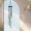 12 Tubes Rotating Solid Wood Aluminum Pipe Wind Chime Waterproof 12 Pipe Classic Matching Music Wind Chime Home Decoration 2025