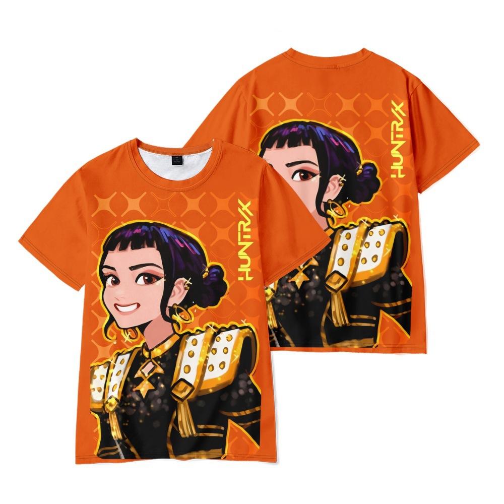 20 Colors KPop Demon Hunters Merch 2025 Tee T-shirt Merch Men Short Sleeve Tee Unisex Tops Clothes Causal Female Y2K Tops