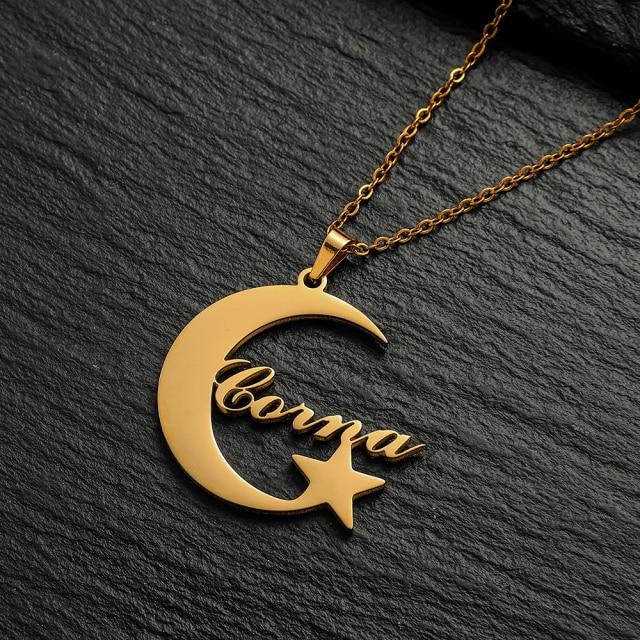 Personalized Custom Handwritten Name Necklace Art Signature Nameplate Necklace Unique Memorial Jewelry For Men Women Handwritten