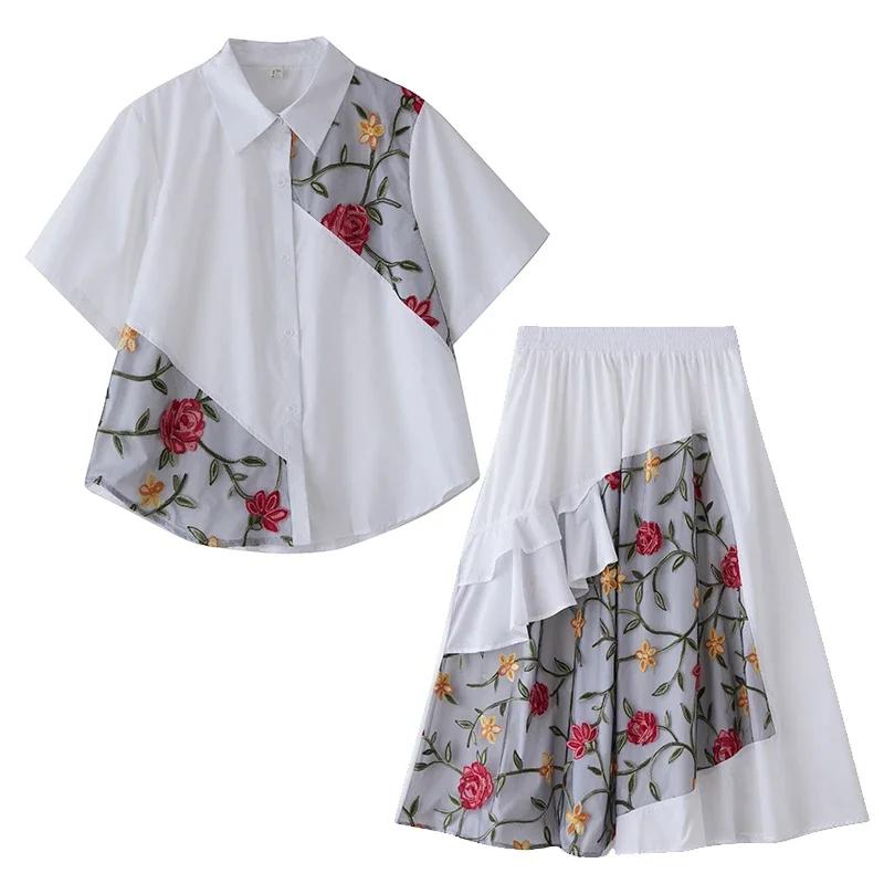 

Xitao Асимметричные наборы цветов из марли HQQ2503 One Size белый