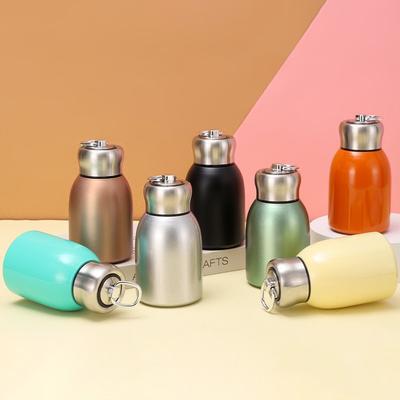 300ml Su Şişesi Mini Tombul Yalıtımlı Bardak Paslanmaz Çelik Kahve Termal Bardak Taşınabilir Moda İş Vakumlu Açık Hava Şişesi