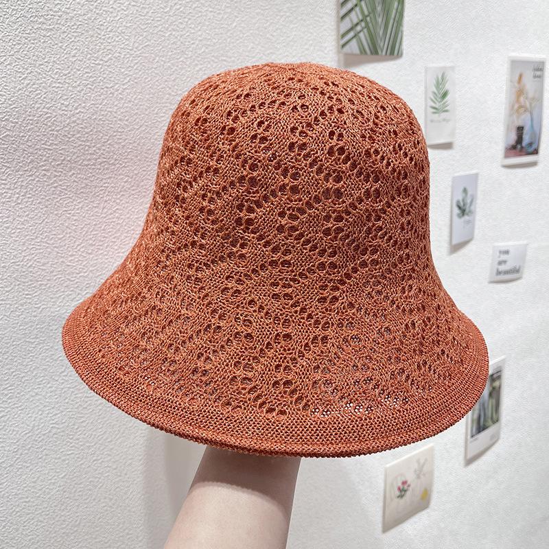 Summer Women's Double-sided Fisherman Hat Sun Protection and Sunshade Basin Hat Korean Style Versatile Thin Breathable Sun Hat