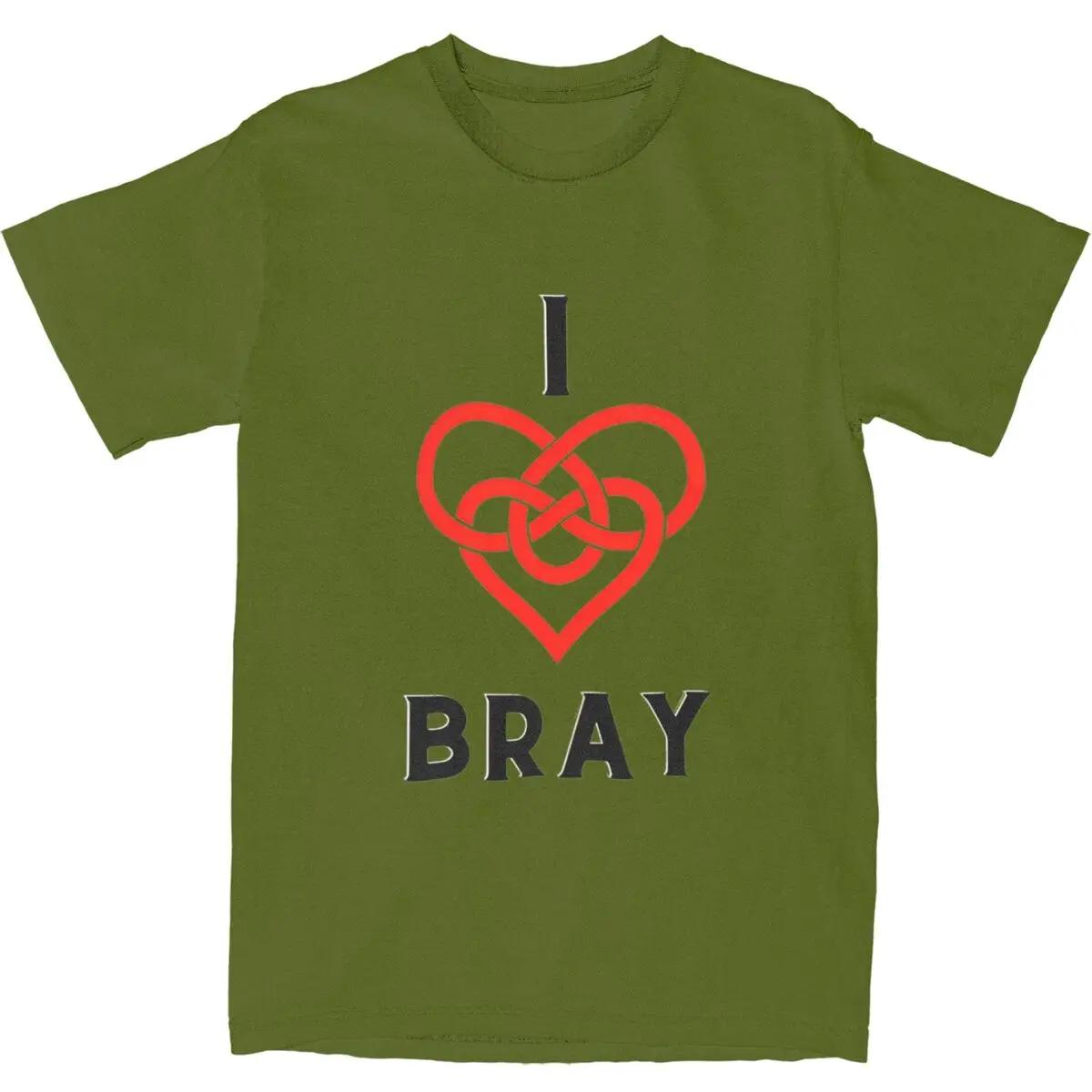 I Love Bray T Shirts Pop Music Logo Cotton Tees Beach Str... S
