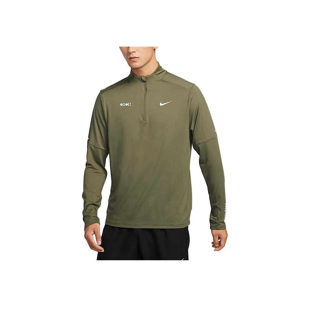 Nike FW25 Running Series Snake Year Limited Comfortable Simple Fashion Versatile Long Sleeve Half Zip Pullover Sweatshirt Men Sweatshirt HV8212222