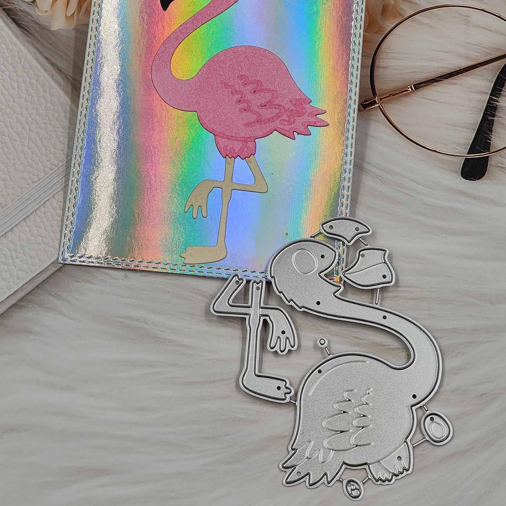 Flamingo Metal Cutting Dies Stencils for DIY Scrapbooking Decorative Embossing Paper Cards Template Decoration Die Cuts