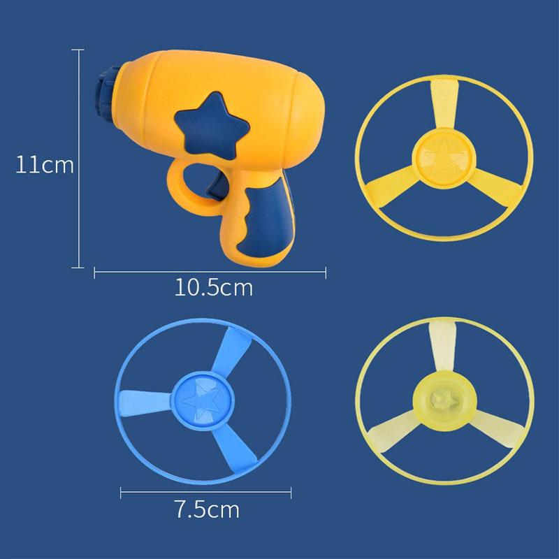 Interactive Launch Pet Training Toy for Kitten Funny Cat Toy Mini Flying Disc Shooting Gun Chasing Games Cat Toys Pet Supplies