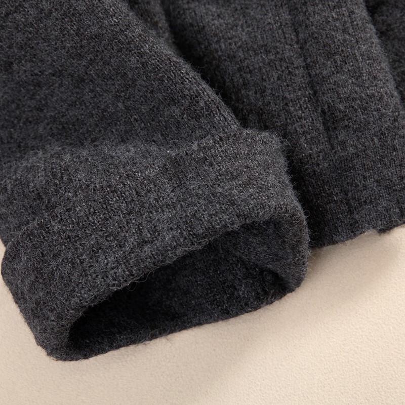 Sibaishe Women's Loose V-Neck Long Sleeve Sweater